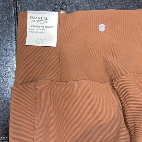 CALIA Women's Seamed Ribbed Essential 7/8 Legging - Picture 11 of 11